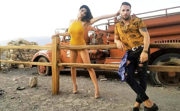 A filmat alături de frumoasa Deyana
