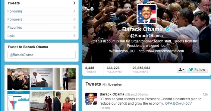 Preşedintele Barack Obama s-ar putea număra printre cei care au fost nevoiţi să-şi schimbe parolele de Twitter