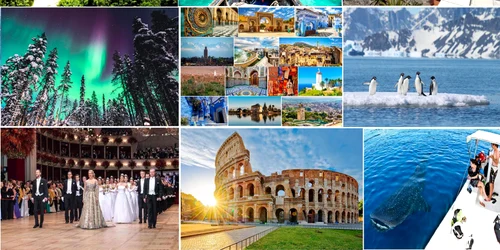 Destinații turistice pentru primul trimestru al anului 2025 Colaj 