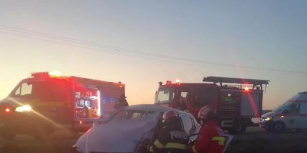 slobozia accident cu doi raniti pe dn2 foto isu ialomita
