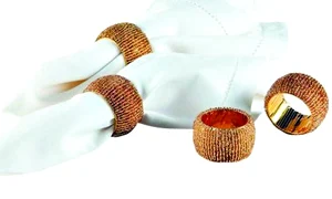 Inel pentru şerveţele,  set de 4 bucăţi, culori  diferite, la kika jpeg