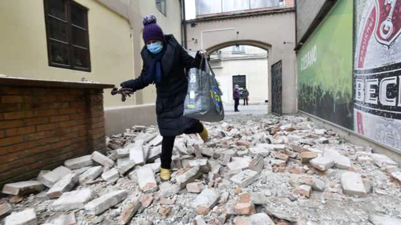 Cutremur în Petrinja Croaţia FOTO Profimedia