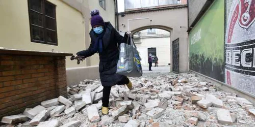 Cutremur în Petrinja Croaţia FOTO Profimedia