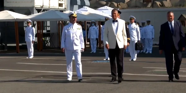 Klaus Iohannis de Ziua Marinei FOTO Captura Facebook MAPN