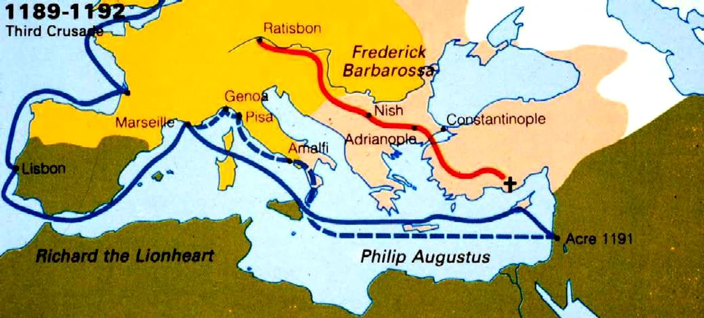Map Third Crusade jpg jpeg