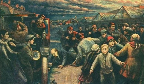 Tovarăşul Lenin a fost împuşcat! jpeg