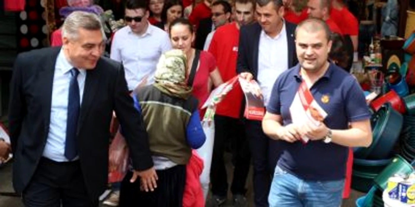 Cătălin Hurdubae şi Iulian Mircea în vremea când erau sub acelaşi steag politic FOTO telegrafexpress.ro