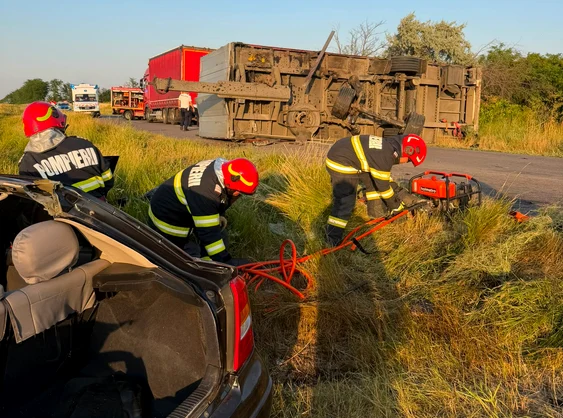 Accident la Movila Miresei