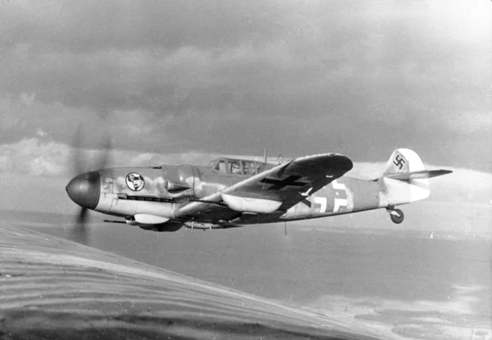 Avion german Messerschmitt Bf-109 (© Das Bundesarchiv Bild 101I-662-6659-37)