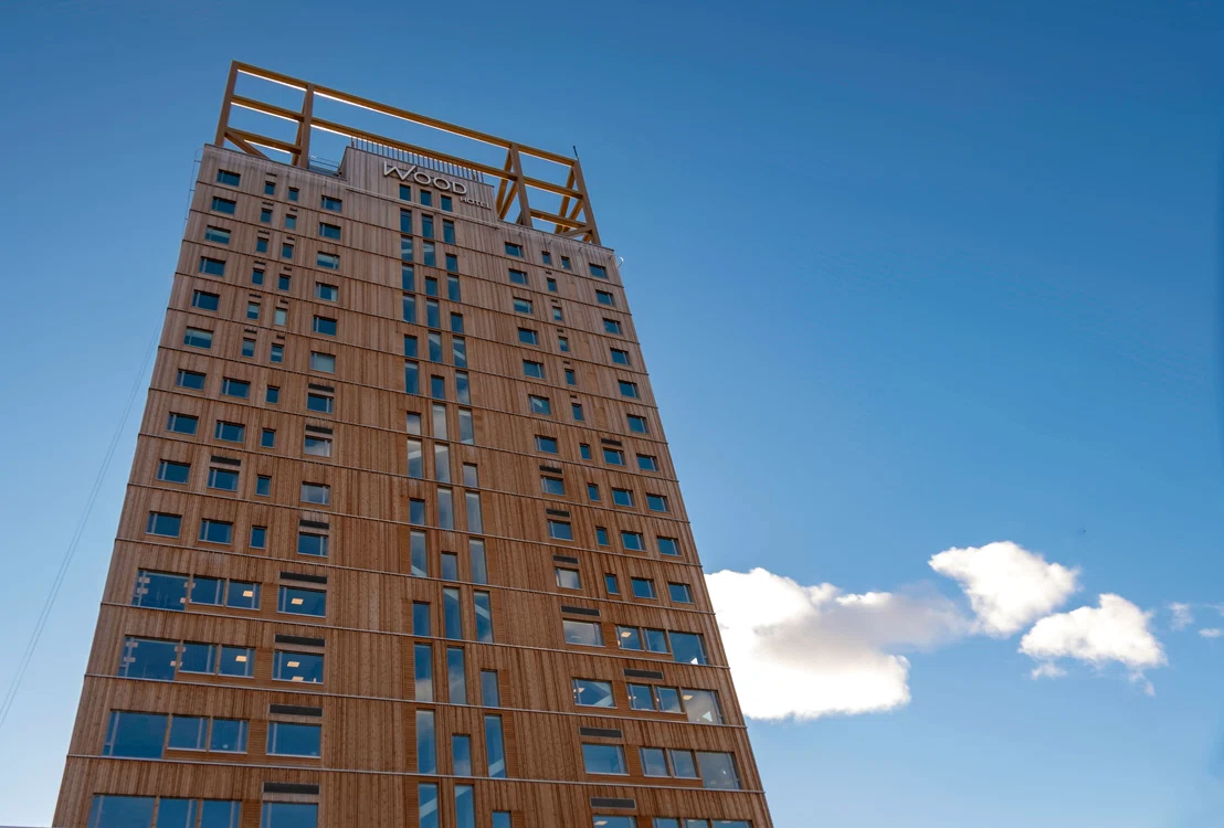 Trecerea de la beton la lemn ar reduce emisiile de gaze cu 100 miliarde tone. Foto: Shutterstock