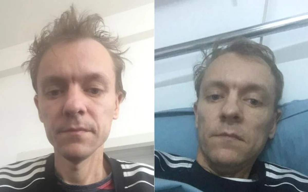 
    Valentin Tarlete, pacient Covid, a ținut un jurnal de boală pe Facebook-ul personalFoto Facebook  