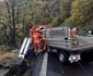 Accident pe Valea Oltului în Brezoi Vâlcea Foto ISU Vâlcea