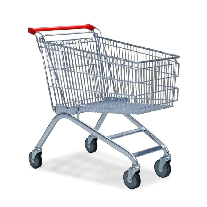 Cărucioare de supermarket. Foto: arhiva.