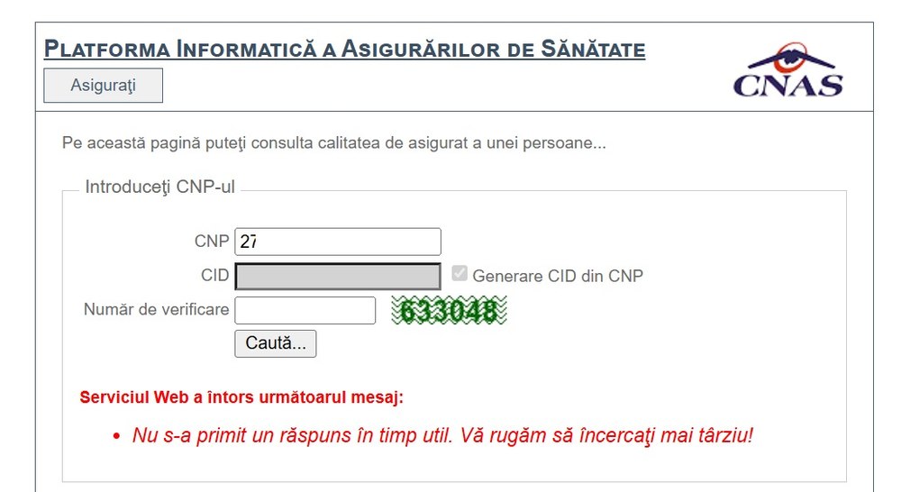 Sistemul informatic al Casei Naţionale de Asigurări de Sănătate, indisponibil peste weekend. Ce se întâmplă cu consultaţiile, medicamentele şi urgenţele