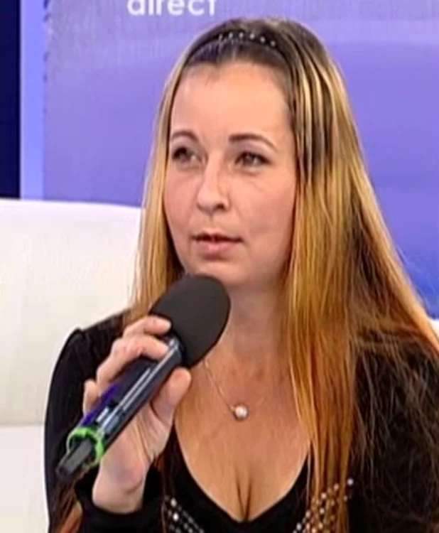 Simona Marcu, fiica lui Nae Lăzărescu (captură Antena 1)
