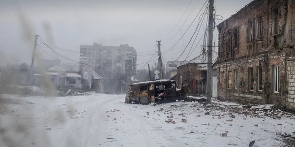Război în Ucraina - imagine din Bahmut FOTO Profimedia 