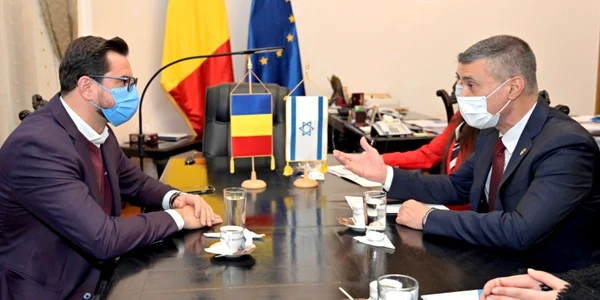 adrian chesnoiu şi ambasadorul israelului foto ministerul agriculturii