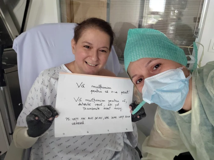 Lavinia, după ce a fost salvată FOTO Facebook/ Alina Alexandru