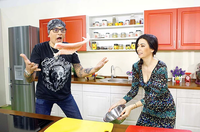 Hrubaru a fost ieri invitatul Dianei Bart în emisiunea „Click! poftă bună” de la Prima TV
