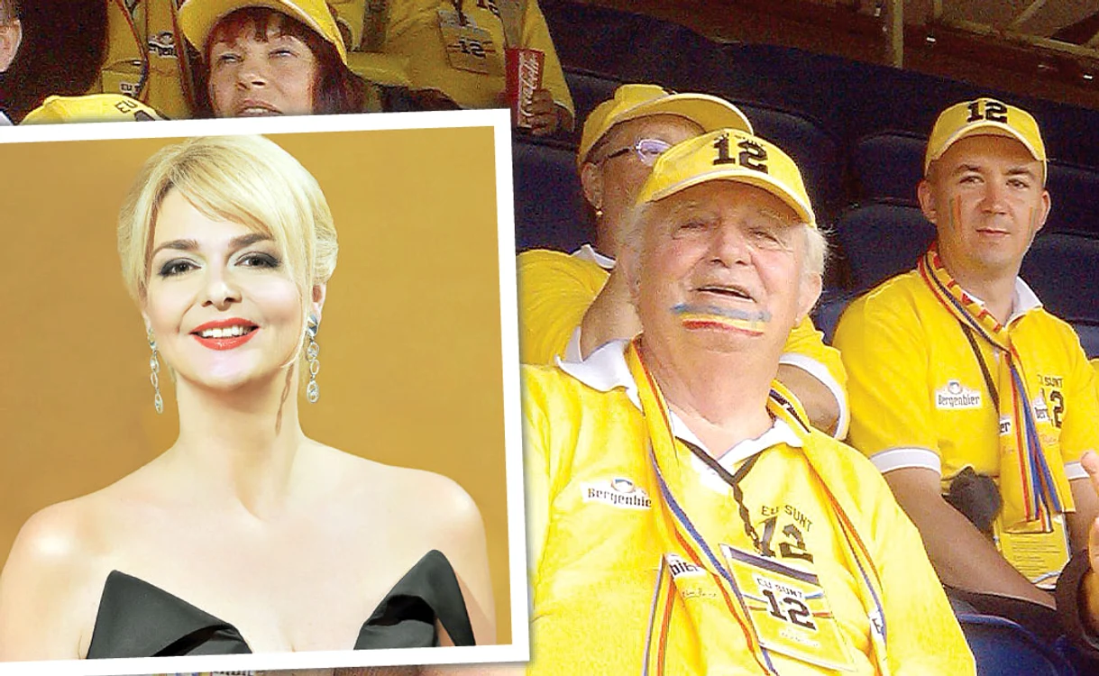 
    Tatăl Iulianei Marciuc i-a încurajat  pe fotbaliştii români din tribune  