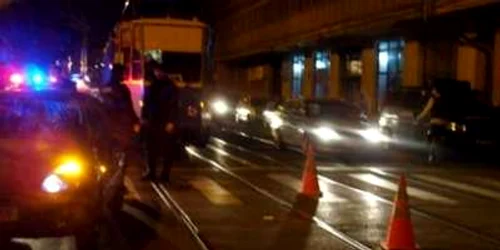 Traficul a fost blocat în zonă, pentru aproximativ o oră