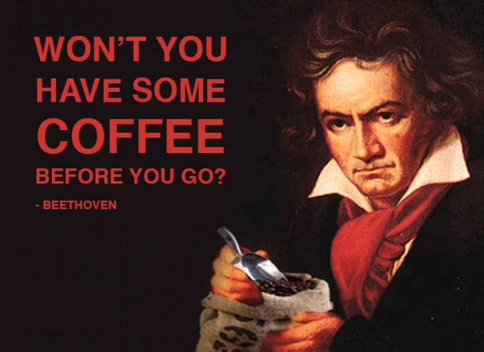 Beethoven număra 60 de boabe de cafea pentru ca fiecare ceaşcă să fie memorabilă. FOTO Huffington Post