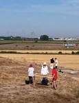 Resturile unor locuințe din epoca timpurie a bronzului, descoperite de arheologi în apropierea Capitalei (© Muzeul Municipiului București)