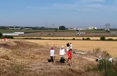 Resturile unor locuințe din epoca timpurie a bronzului, descoperite de arheologi în apropierea Capitalei (© Muzeul Municipiului București)