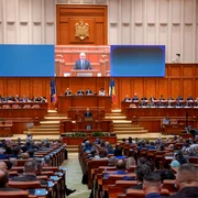 Ilie Bolojan discurs in Parlament FOTO Mediafax 