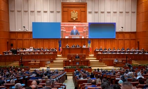 Ilie Bolojan discurs in Parlament FOTO Mediafax 