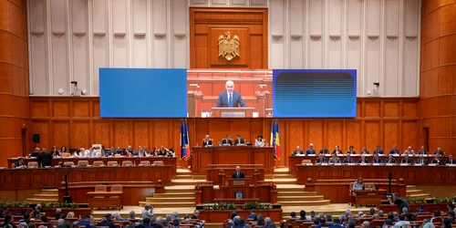 Ilie Bolojan discurs in Parlament FOTO Mediafax 