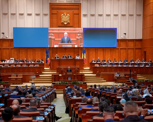 Ilie Bolojan discurs in Parlament FOTO Mediafax 