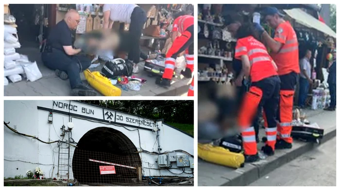 Raed Arafat a acordat primul ajutor unei femei, după ce i s-a făcut rău în apropiere de intrarea în Salina Praid