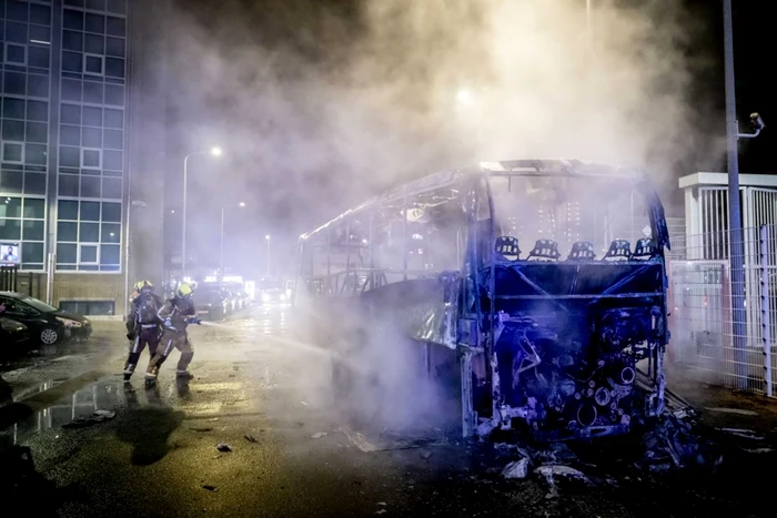 Confruntări între poliția olandeză și opozanți a guvernului eritreean FOTO EPA-EFE