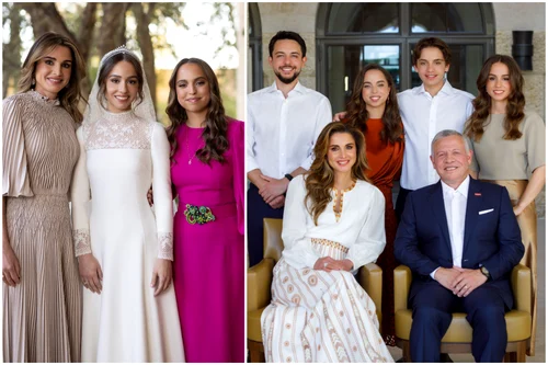 Rania și familia regală hașemită