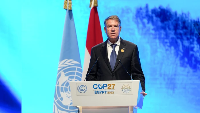 Iohannis participă la Summit-ul implementării climatice din Egipt FOTO: Presindecy