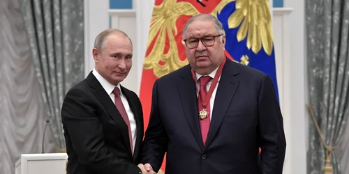 vladimir putin Alisher Usmanov foto epa-efe