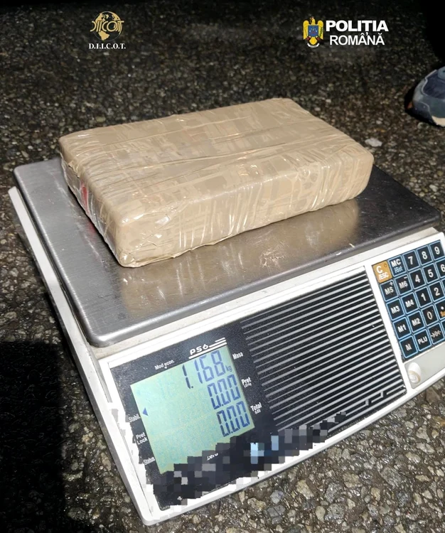 Drogurile găsite la percheziție FOTO: DIICOT