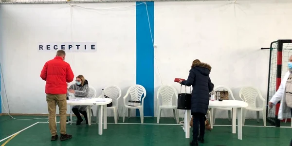 Centru vaccinare Tulcea foto Primaria Tulcea