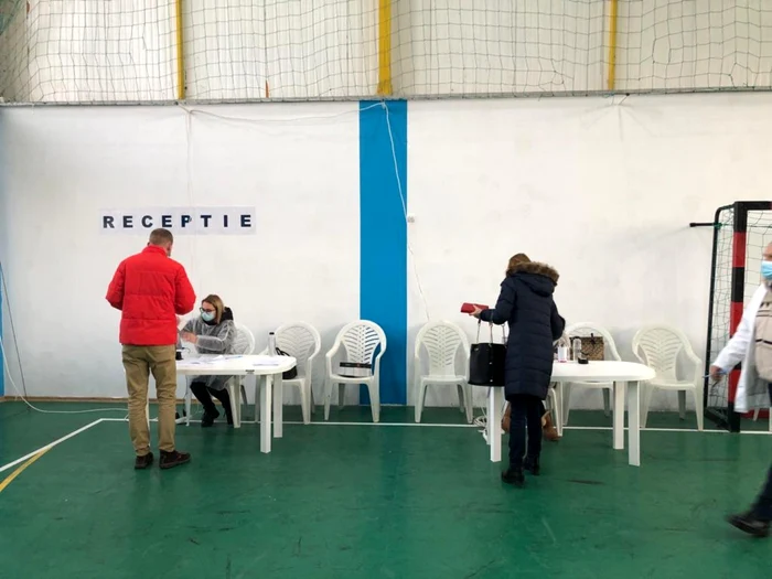 Centru vaccinare Tulcea foto: primăria Tulcea