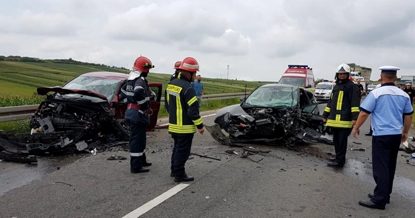 Impactul i-a fost fatal şoferului inconştient FOTO ISU Sălaj