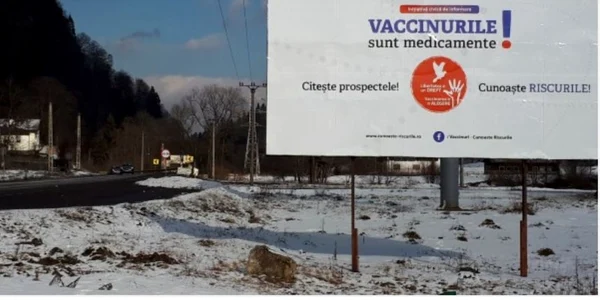 Panourile au fost montate pe DN 1 între Braşov şi Predeal