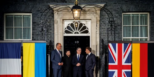 Merz, Zelenski, Starmer și Macron FOTO X / @Keir_Starmer