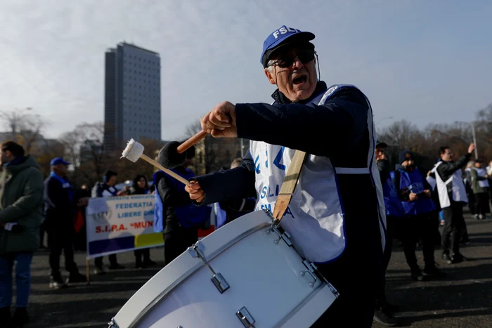 Sindicatele vorbesc de continuarea protestelor începute în toamnă FOTo: Inquam Photos/M. Norocea
