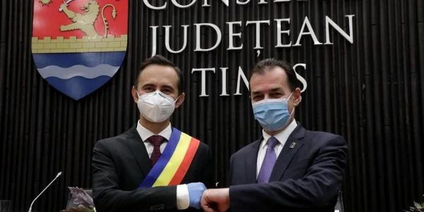 Alin Nica si Ludovic Orban FOTO Facebook - CJ Timis