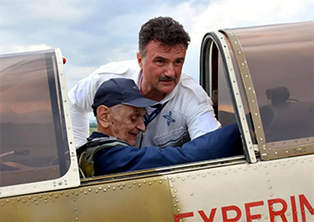 Împreună cu veteranul Ion Dobran