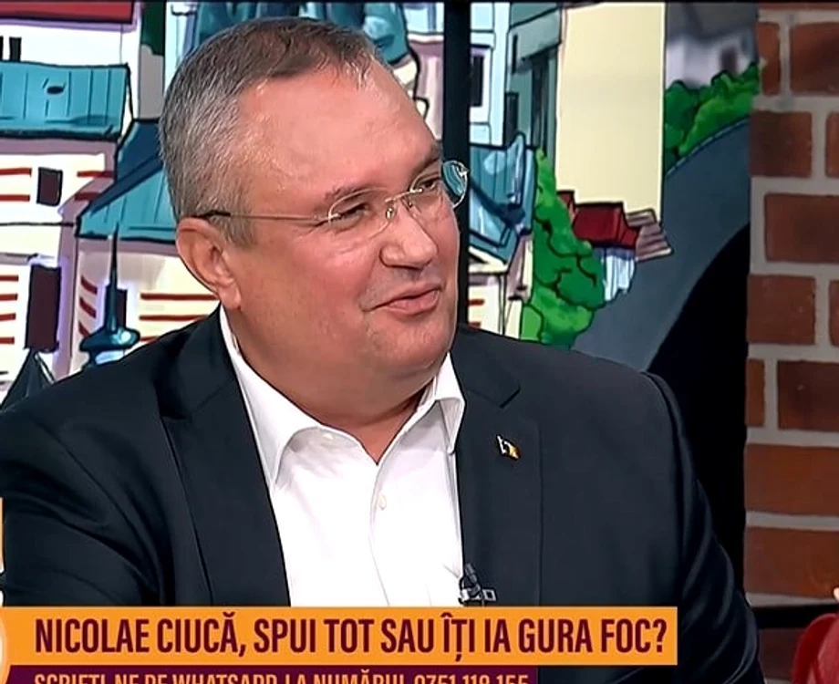 Nicolae Ciucă, în emisiunea „La Măruță” FOTO: FB