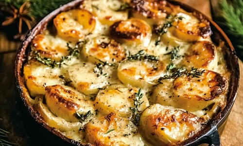 cartofi gratinati cu ierburi aromatice jpg
