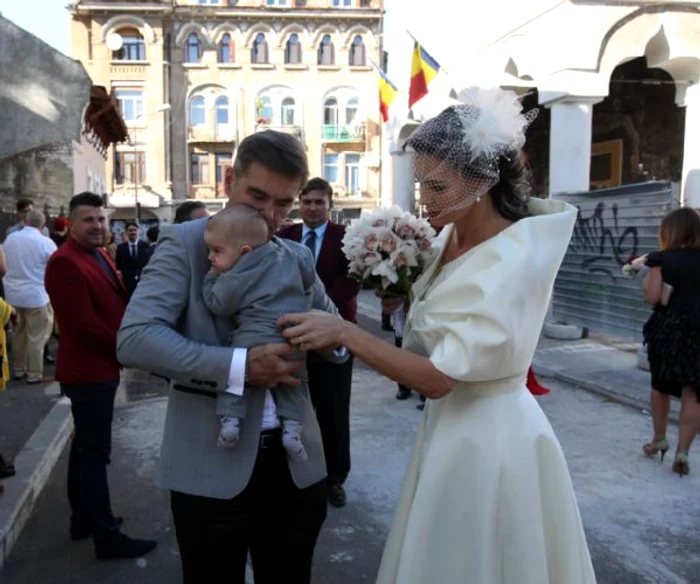 Roxana și Silviu au fost foarte atenți cu micuțul lor