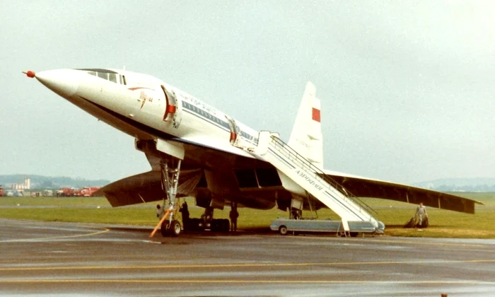 Avionul Tu-144 prăbușit la Paris, cu o zi înainte de catastrofă (foto: P.L THILL / Wikimedia Commons) 